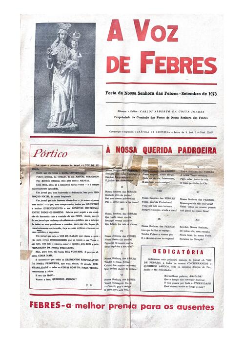 Thumbnail for A VOZ DE FEBRES (1) 1973-09 — Festa Srª