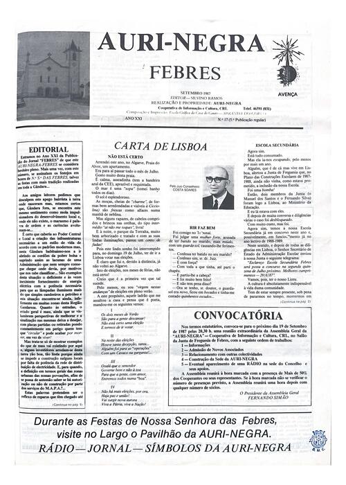 Thumbnail for AURI-NEGRA - FEBRES (17) 1987-09