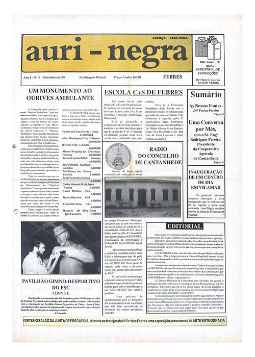 Thumbnail for AURI-NEGRA (4) 1989-09