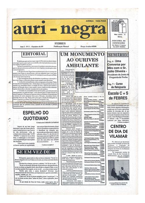 Thumbnail for AURI-NEGRA (5) 1989-10