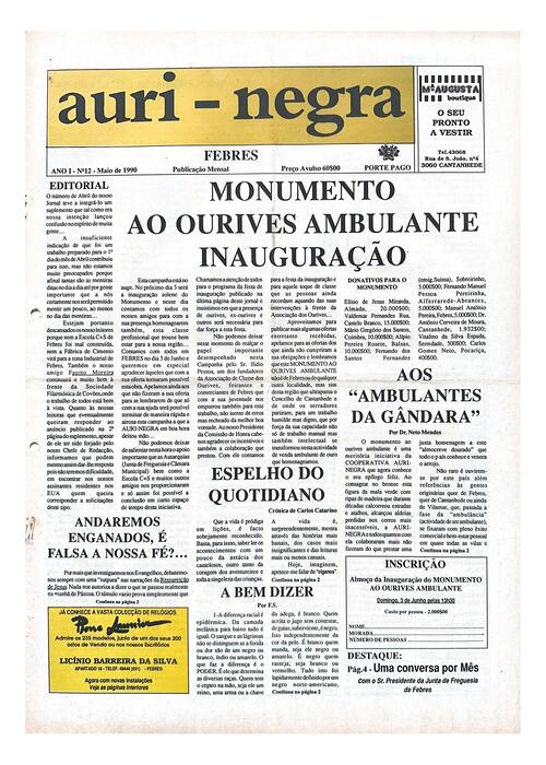 Thumbnail for AURI-NEGRA (12) 1990-05