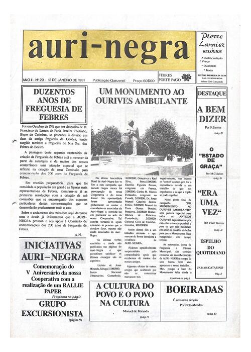 Thumbnail for AURI-NEGRA (20) 1991-01-12