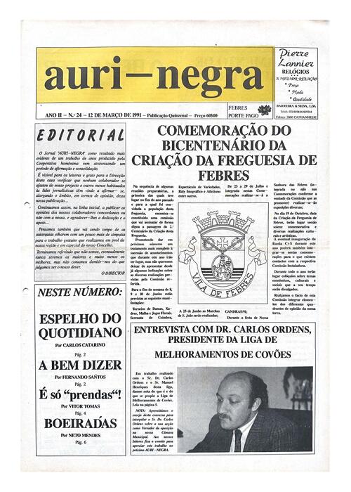 Thumbnail for AURI-NEGRA (24) 1991-03-12
