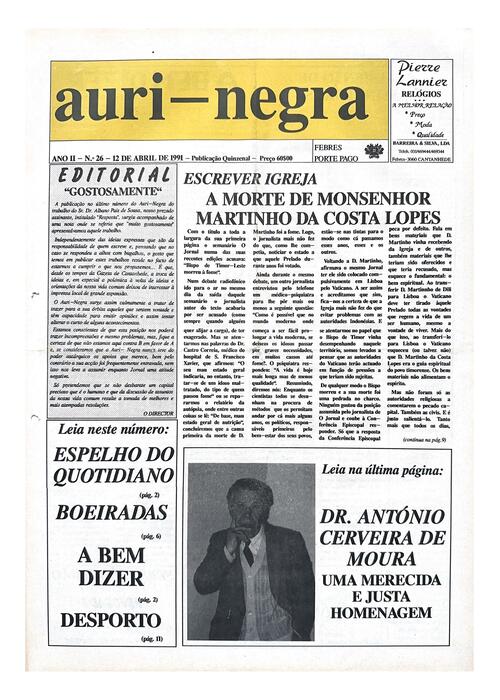 Thumbnail for AURI-NEGRA (26) 1991-04-12