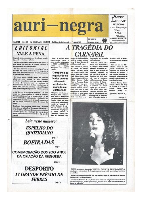 Thumbnail for AURI-NEGRA (28) 1991-05-12