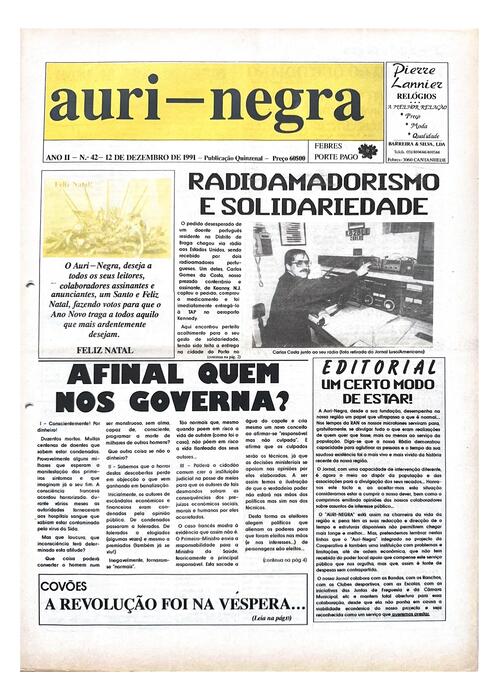 Thumbnail for AURI-NEGRA (42) 1991-12-12