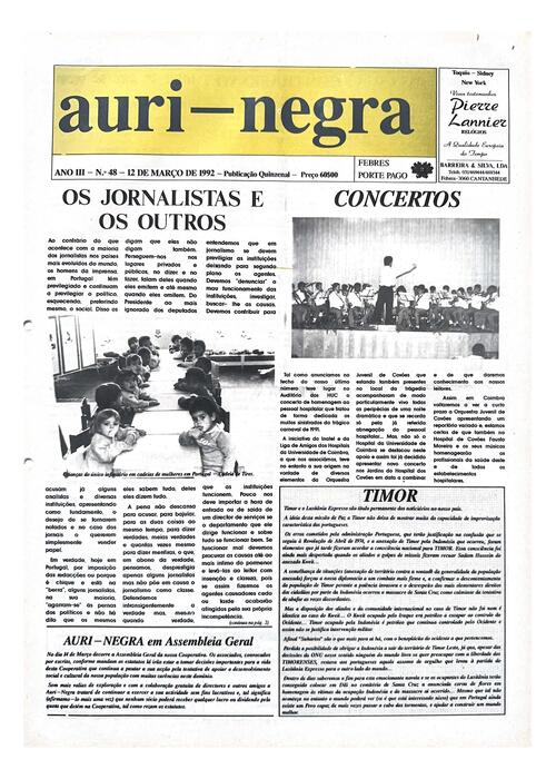 Thumbnail for AURI-NEGRA (48) 1992-03-12