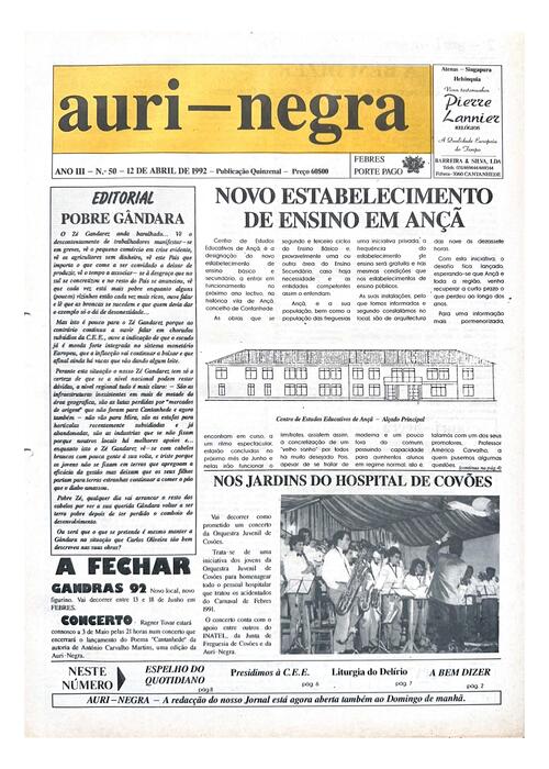 Thumbnail for AURI-NEGRA (50) 1992-04-12