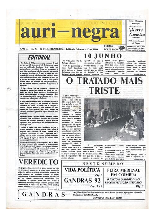 Thumbnail for AURI-NEGRA (54) 1992-06-12
