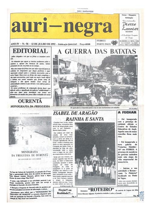 Thumbnail for AURI-NEGRA (56) 1992-07-12