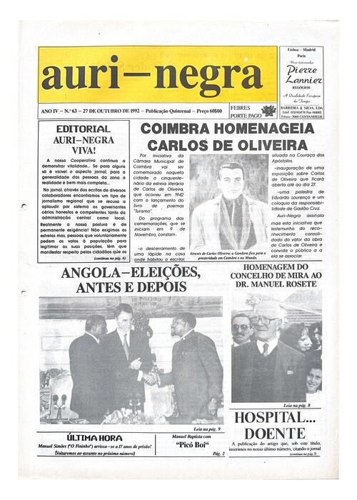 Thumbnail for AURI-NEGRA (63) 1992-10-27