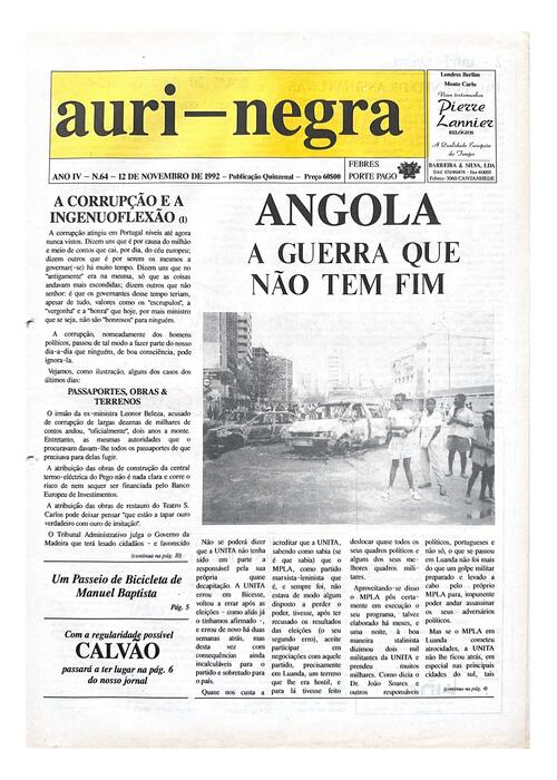 Thumbnail for AURI-NEGRA (64) 1992-11-12