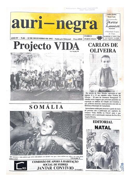 Thumbnail for AURI-NEGRA (66) 1992-12-12