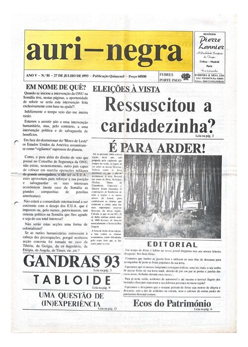 Thumbnail for AURI-NEGRA (81) 1993-07-27