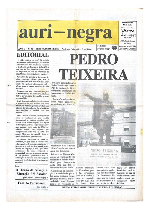 Thumbnail for AURI-NEGRA (82) 1993-08-12