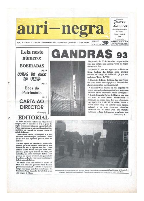 Thumbnail for AURI-NEGRA (85) 1993-09-27