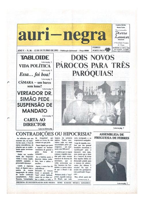 Thumbnail for AURI-NEGRA (86) 1993-10-12