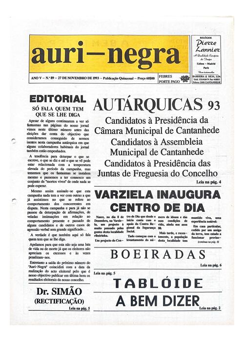 Thumbnail for AURI-NEGRA (89) 1993-11-27