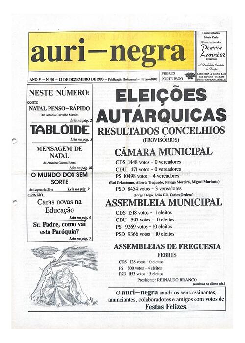 Thumbnail for AURI-NEGRA (90) 1993-12-12