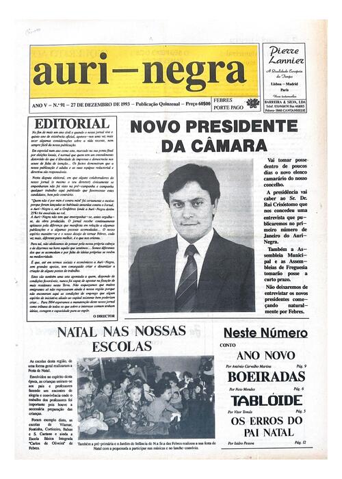 Thumbnail for AURI-NEGRA (91) 1993-12-27
