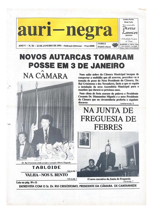 Thumbnail for AURI-NEGRA (92) 1994-01-12