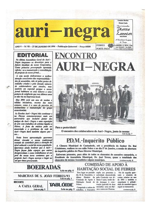 Thumbnail for AURI-NEGRA (93) 1994-01-27
