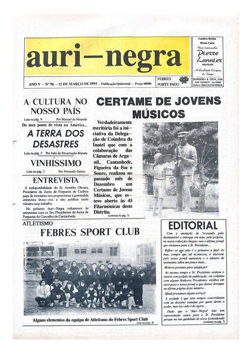 Thumbnail for AURI-NEGRA (96) 1994-03-12