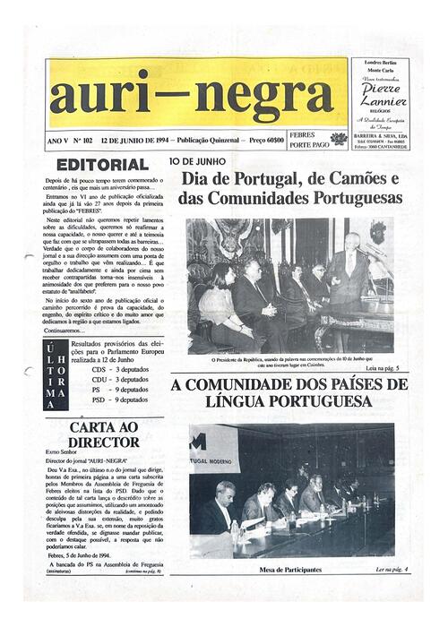 Thumbnail for AURI-NEGRA (102) 1994-06-12