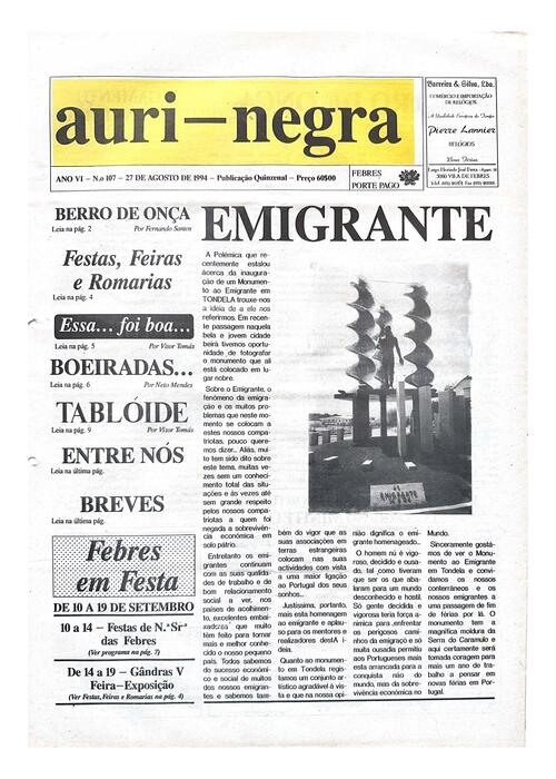Thumbnail for AURI-NEGRA (107) 1994-08-27