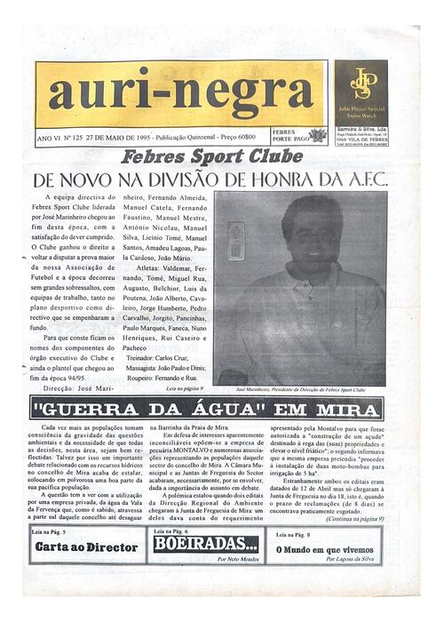 Thumbnail for AURI-NEGRA (125) 1995-05-27