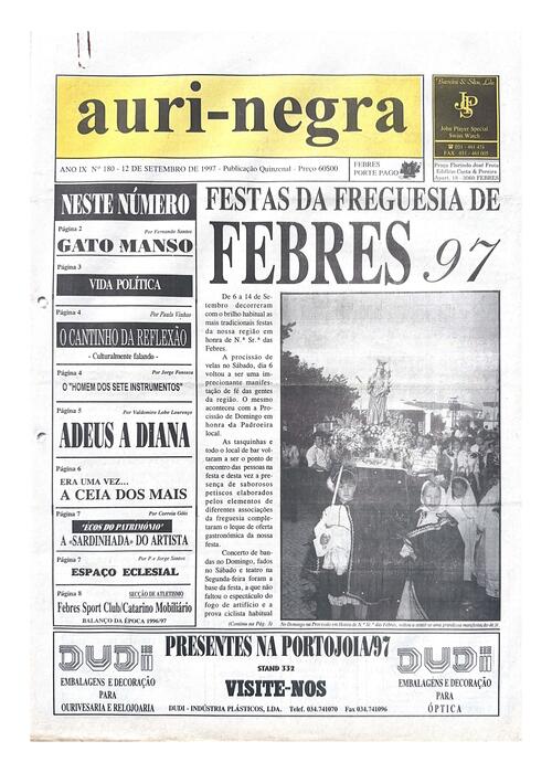 Thumbnail for AURI-NEGRA (180) 1997-09-12