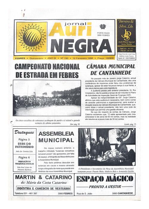 Thumbnail for AURI-NEGRA (190) 1998-02-12