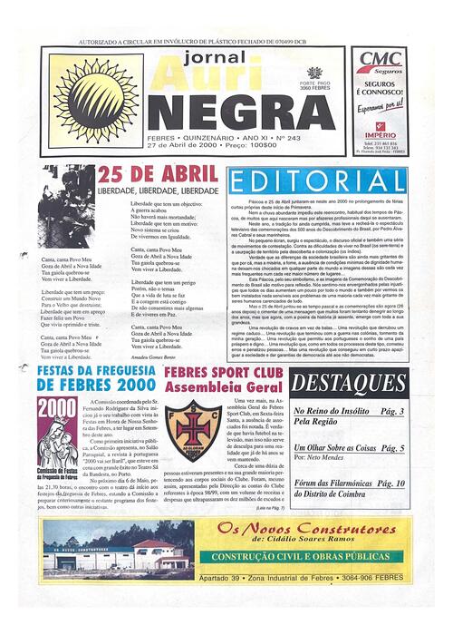 Thumbnail for AURI-NEGRA (243) 2000-04-27