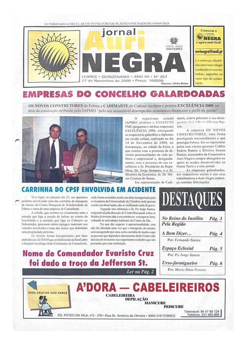 Thumbnail for AURI-NEGRA (257) 2000-11-27