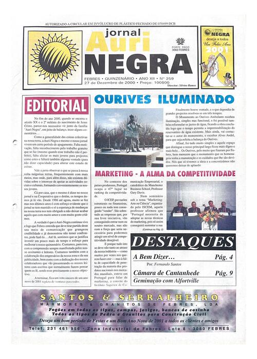 Thumbnail for AURI-NEGRA (259) 2000-12-27