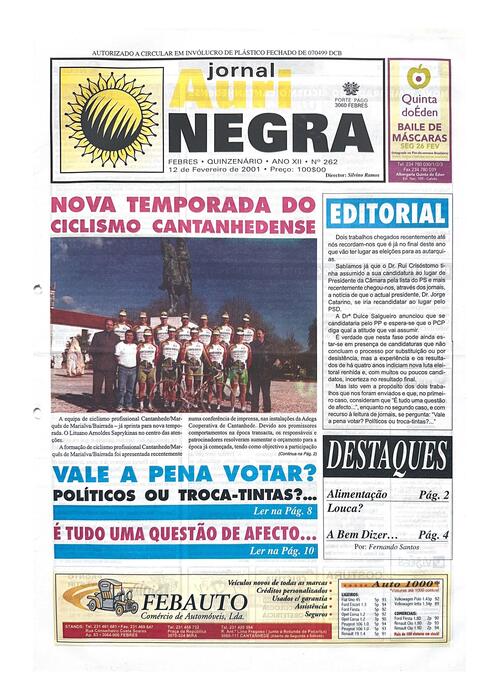 Thumbnail for AURI-NEGRA (262) 2001-02-12