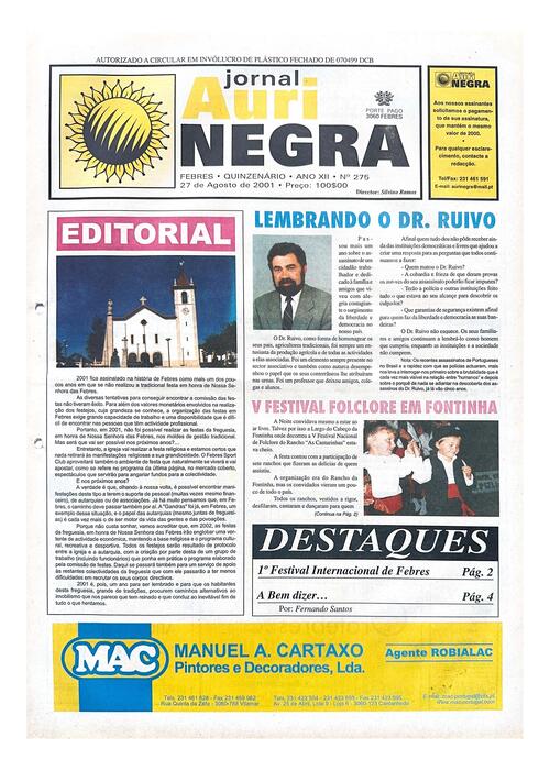 Thumbnail for AURI-NEGRA (275) 2001-08-27