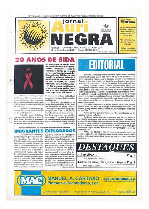 Thumbnail for AURI-NEGRA (277) 2001-09-27